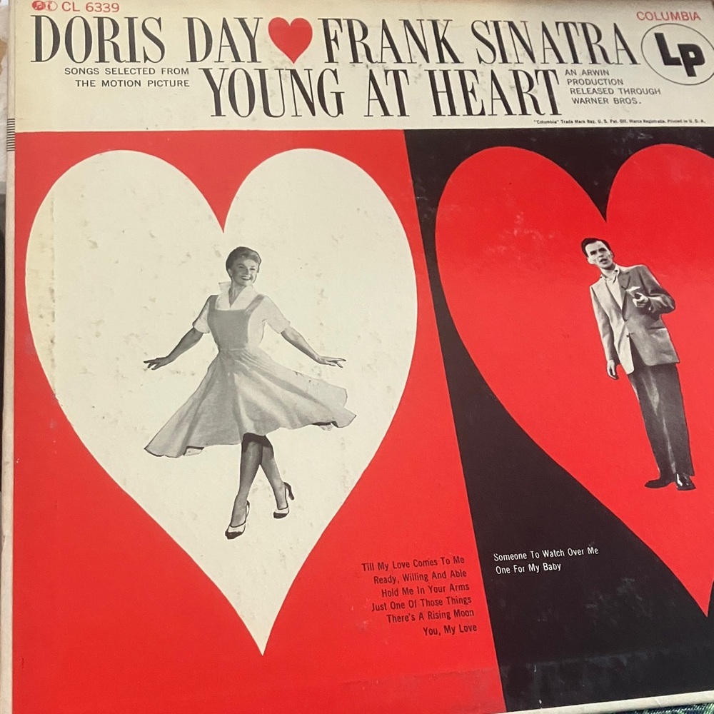 Doris Day and Frank Sinatra young at heart vinyl